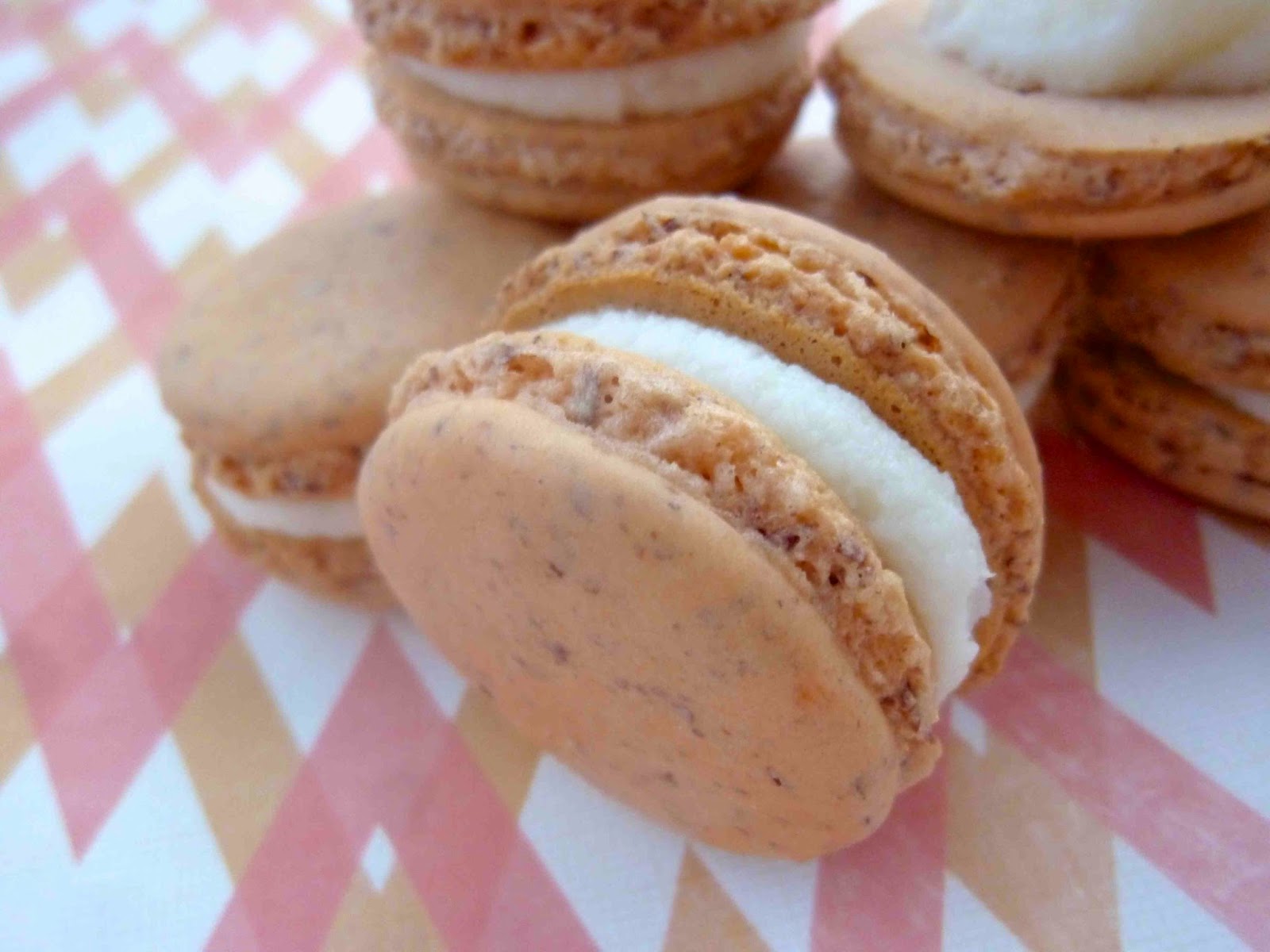 Orange Cream French Macarons
