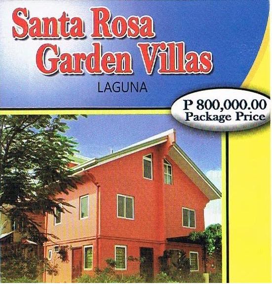 House and Condo for Sale Santa Rosa Garden Villas,5K Quadruplex and 7K