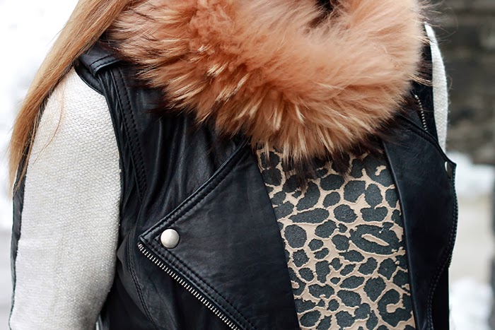 fur collar blogger