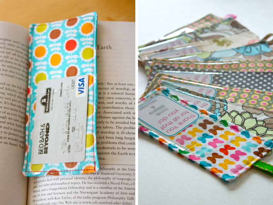 Zaaberry TUTORIAL Fabric Bookmark with Pocket