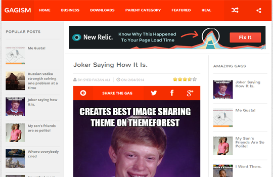 Free Download Gagism Responsive Blogger Template Free Download Gagism Responsive Blogger Template