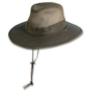 mesh brim hat