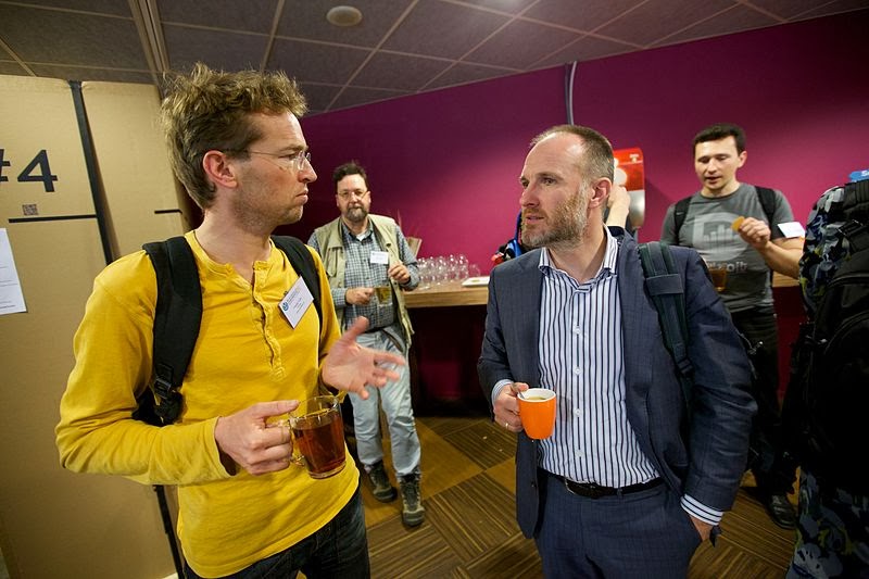 Gert Van Mol, joins Wikipedia Foundation, 2 November 2013, Utrecht, The Netherlands