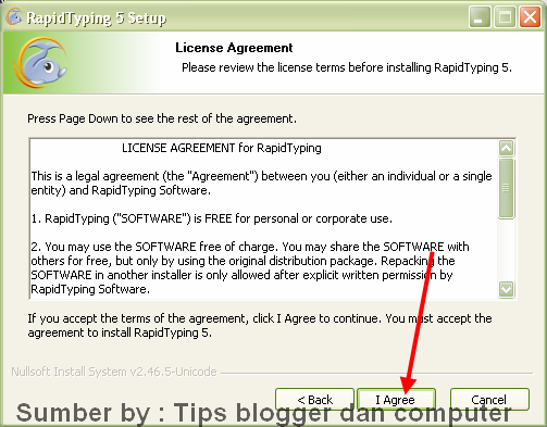 license agreement