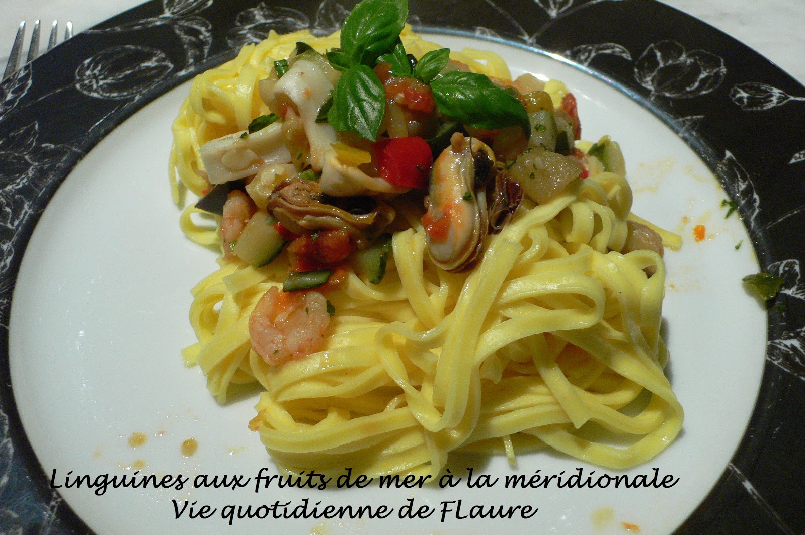 Linguines aux fruits de mer à la méridionale