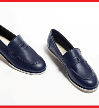 Navy Blue Lambskin Loafers... so cute and so me.