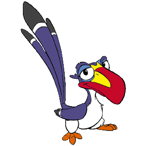 zazu hornbill lion king zazu hornbill lion king