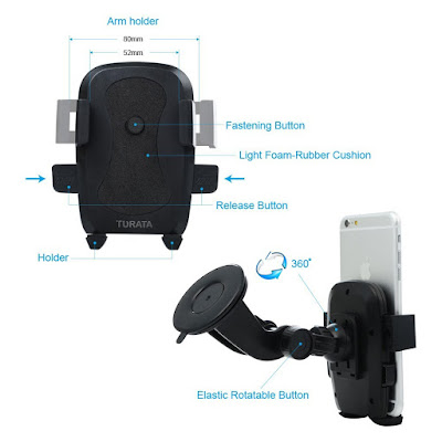 Turata 2 in 1 KFZ-Halterung für Smartphones wie iphone, samung, Sony, huawei u.s.w. 61ix6Ia9ggL._SL1000_ Turata 2 in 1 KFZ-Halterung für Smartphones wie iphone, samung, Sony, huawei u.s.w.