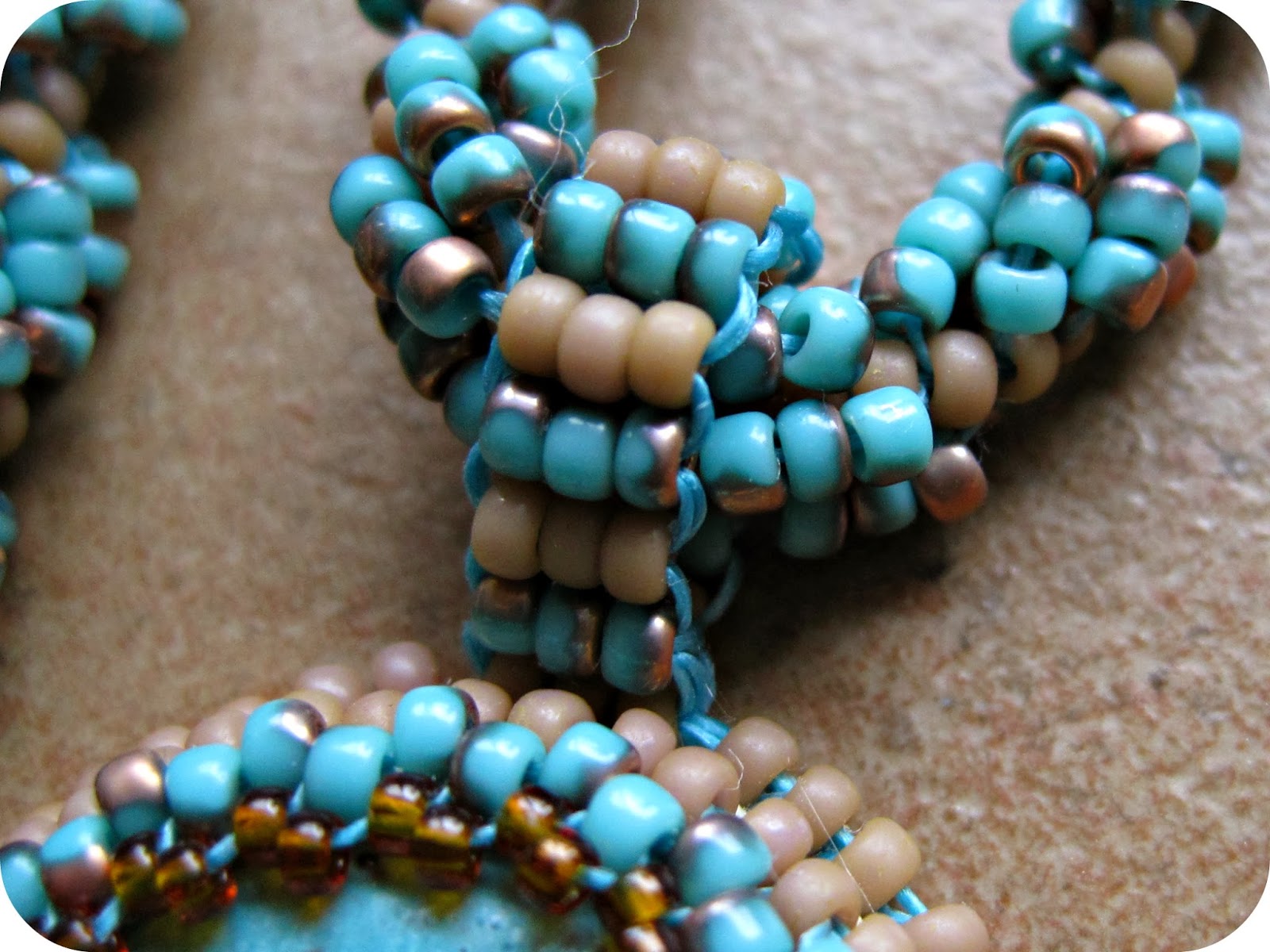 Seed Beading with Cabochons