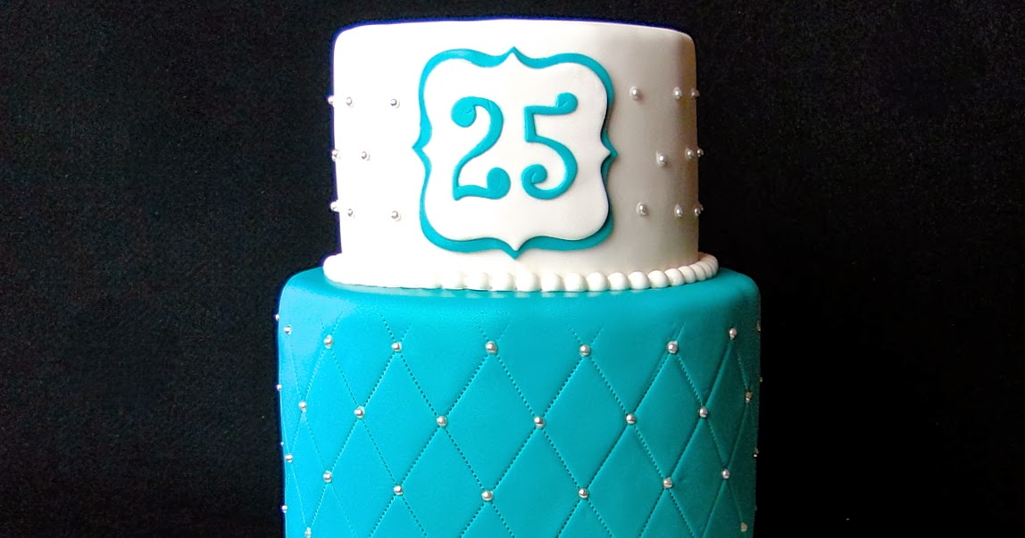 Baking Maniac: Elegant 25th Birthday Cake!