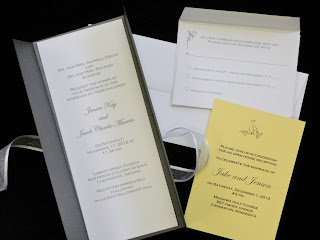 Customized wedding invitations