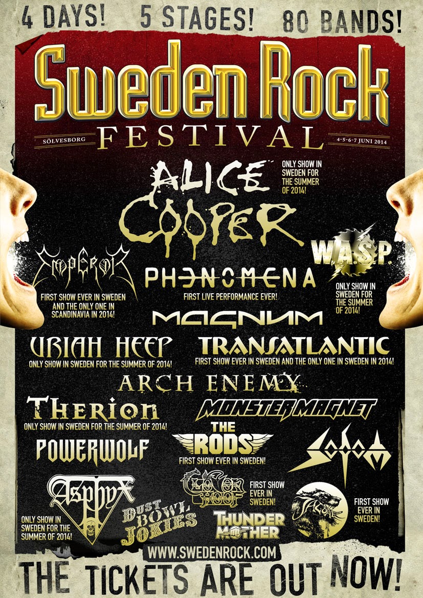 SWEDEN ROCK FESTIVAL 2014