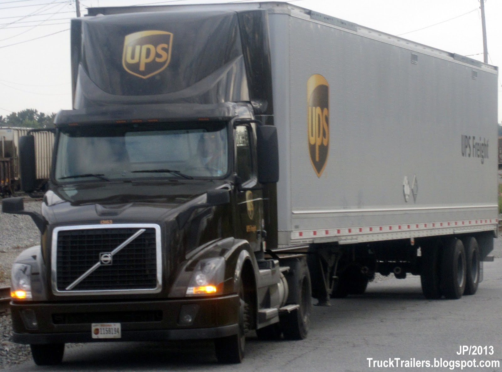 TRUCK TRAILER Transport Express Freight Logistic Diesel Mack Peterbilt