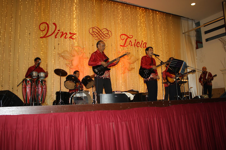 Playing for Vinz and Tricia Quek wedding function 30.12.12