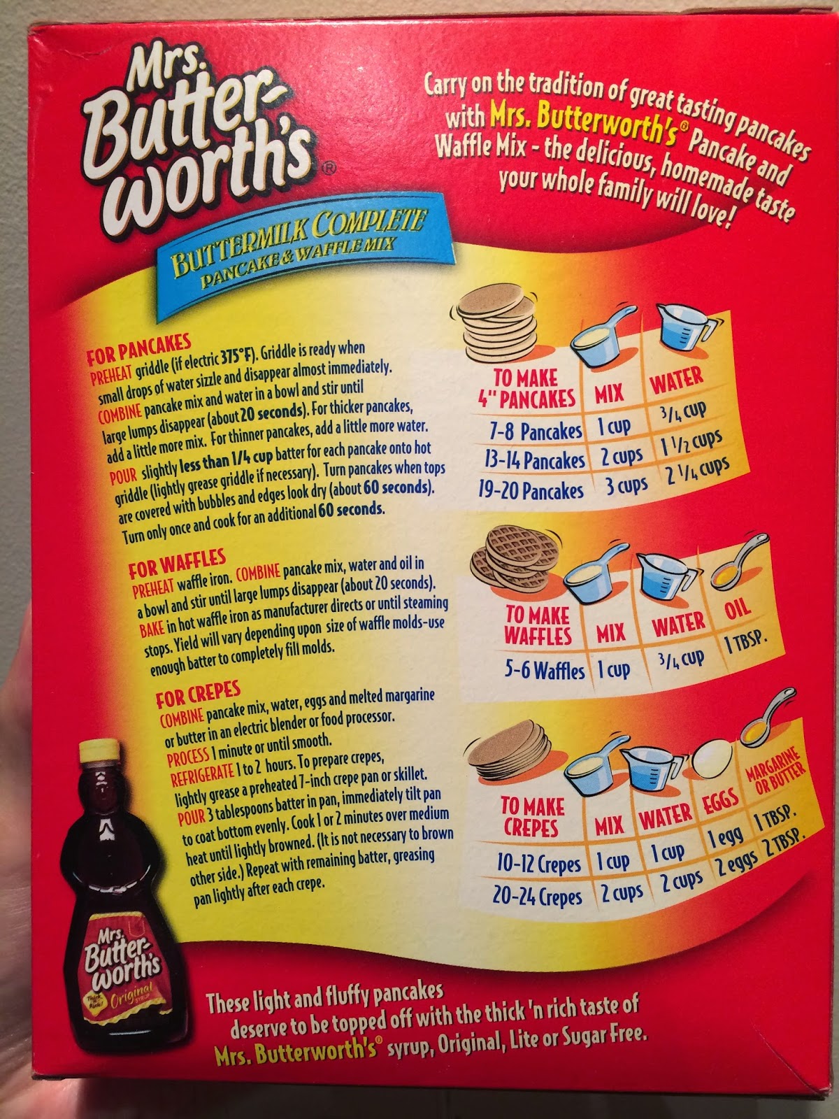 Mrs. Butterworth's Buttermilk Mix / ミセス バターワースズ バターミルク ミックス I'm Made