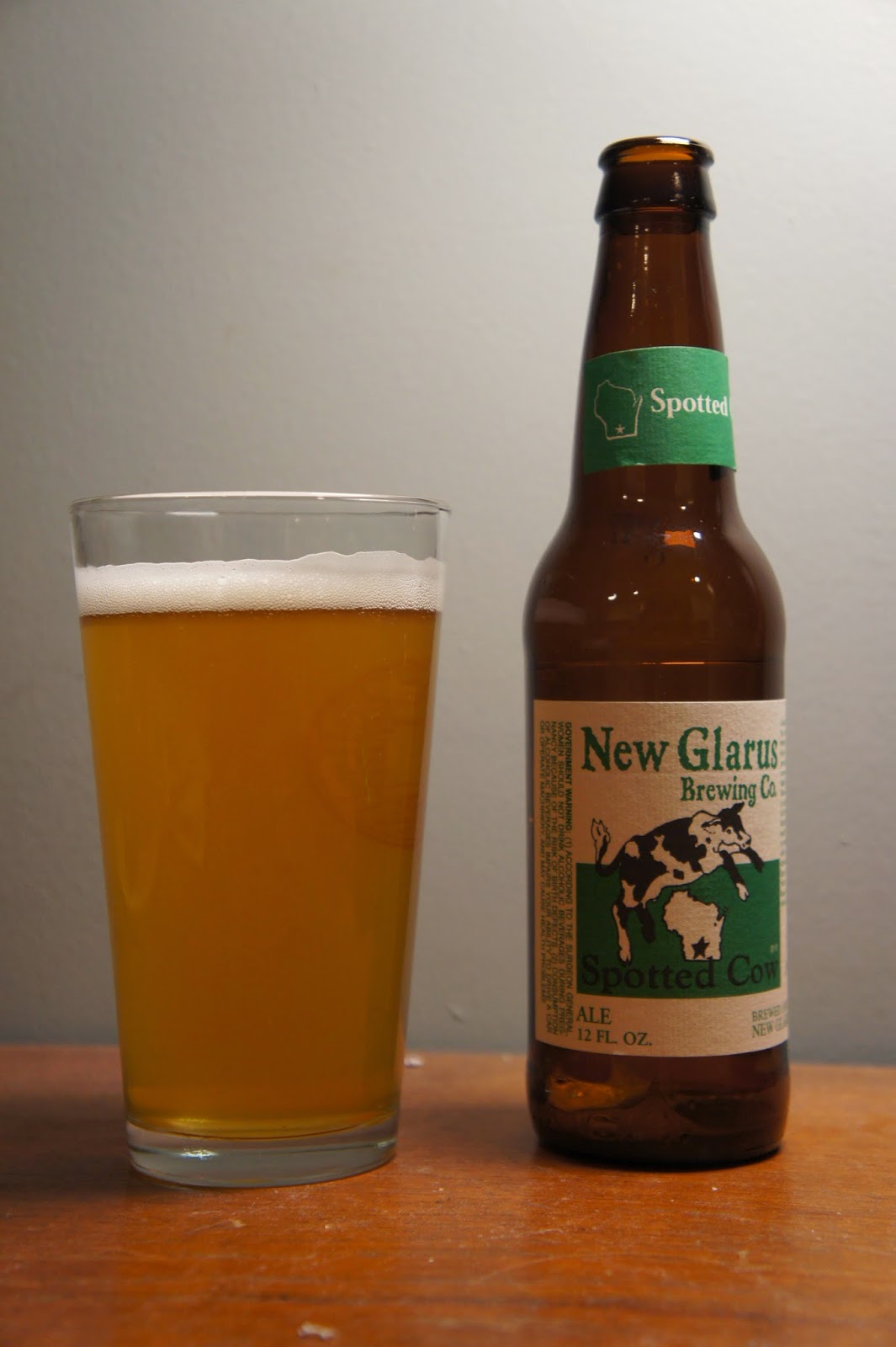 Sip and Puff New Glarus Brewing Co. "Spotted Cow" cream ale
