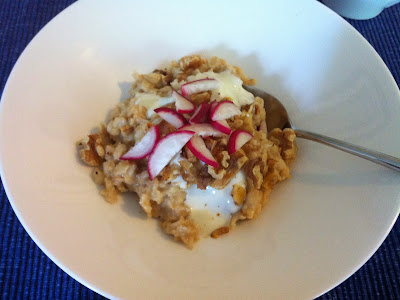 'Japanese oatmeal' with sesame & miso @ SouthernSpoon blog