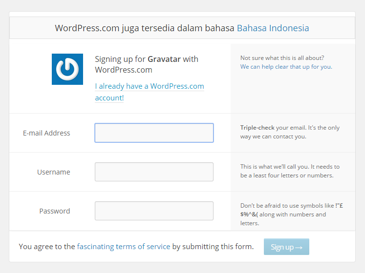 Mengganti Avatar Wordpress Menggunakan Gravatar Mengganti Avatar Wordpress Menggunakan Gravatar
