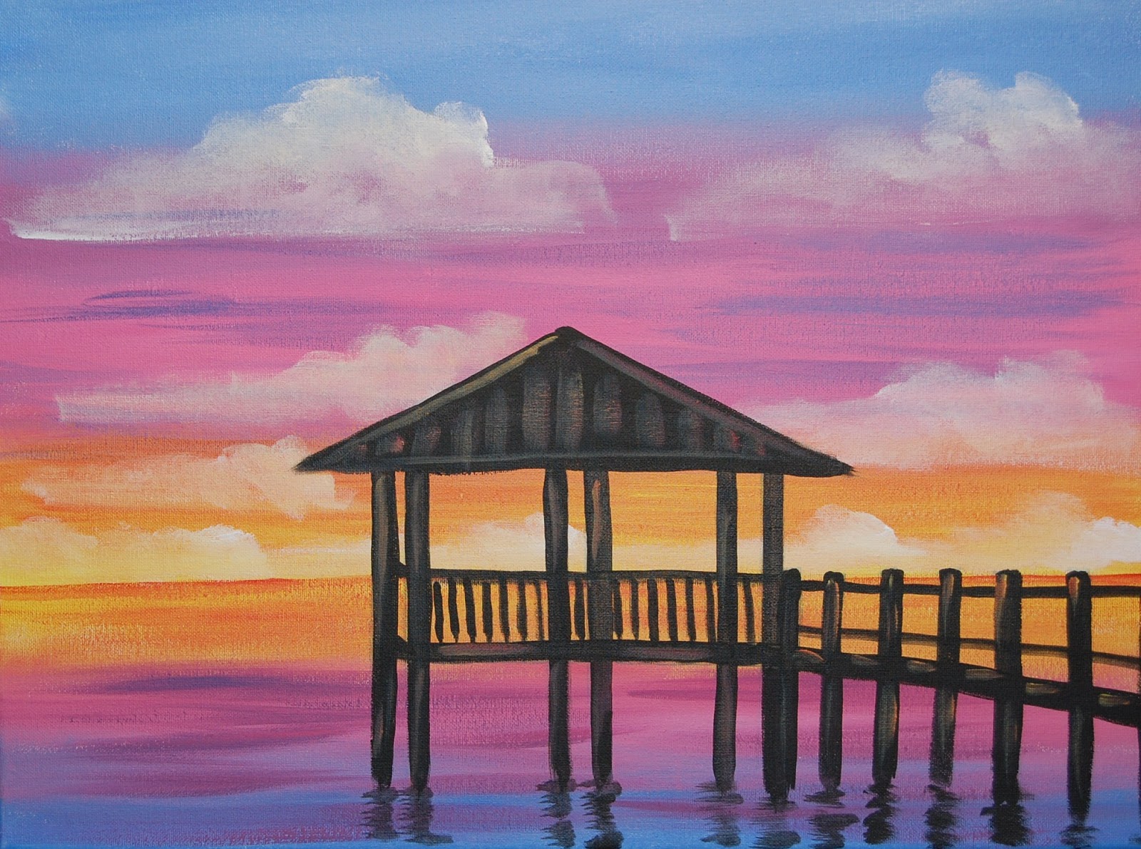 Coastal Art Loran Chavez Sunset Pier