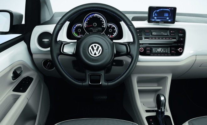 Volkswagen e-Up driver's view