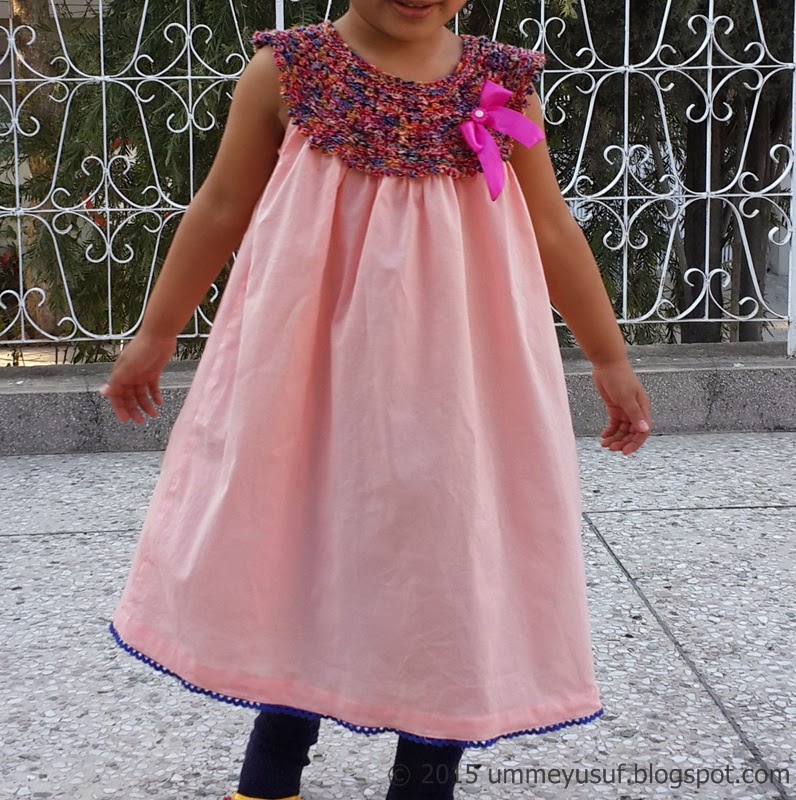 Umme Yusuf Knitted Yoke Dress