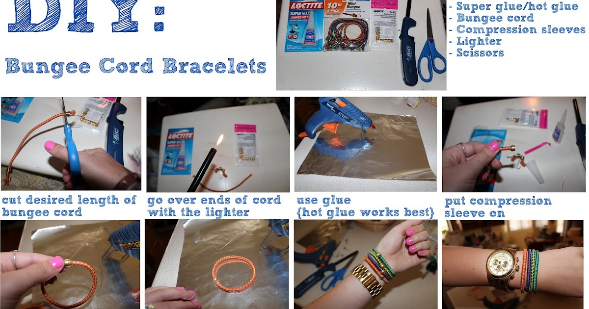 sincerely, truly scrumptious DIY Bungee Cord Bracelets