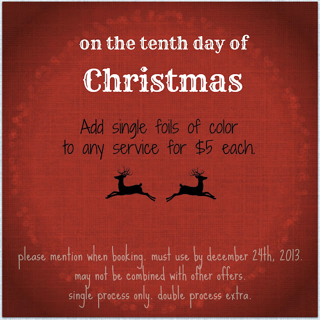 ritual hair design news on the 10th day of christmas ritual hair design news on the 10th day of christmas