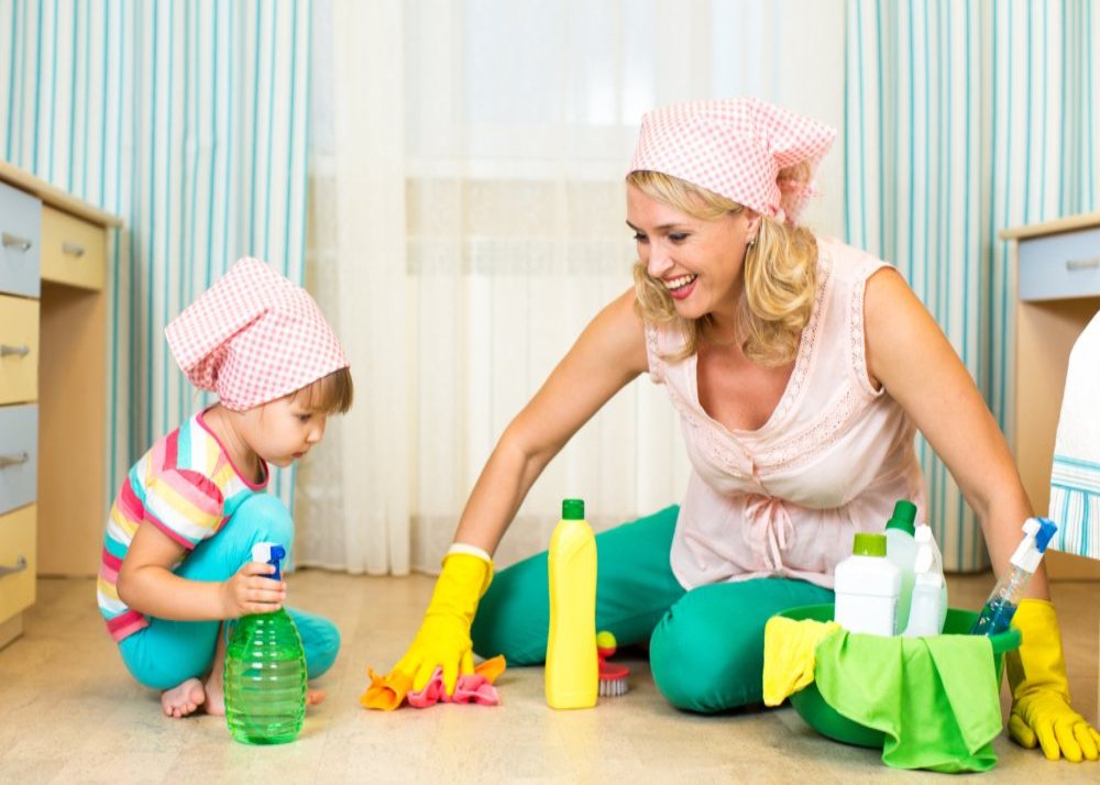 Home Cleaning as a Life Lesson for Kids