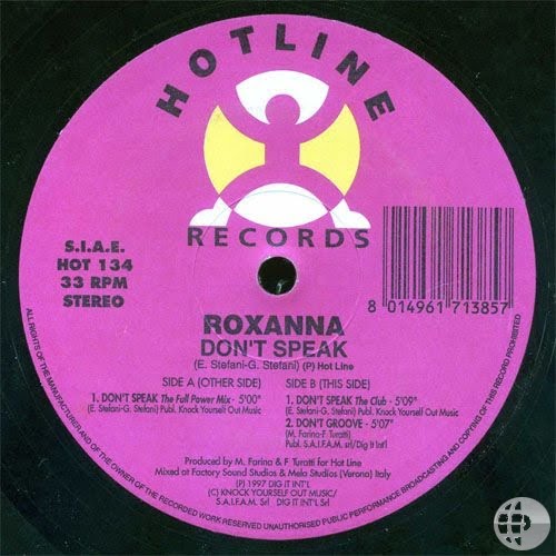 Roxanna - Don't Speak (2 Versions) Roxanna - Don't Speak (2 Versions)