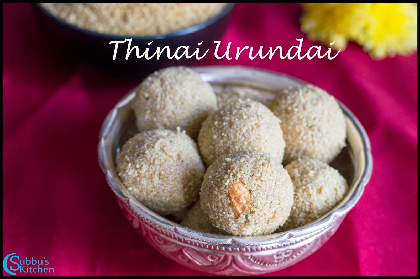 Thinai Urundai Recipe | Thinai Then Laddu| Foxtail Millet Honey Balls Recipe Thinai Urundai Recipe | Thinai Then Laddu| Foxtail Millet Honey Balls Recipe