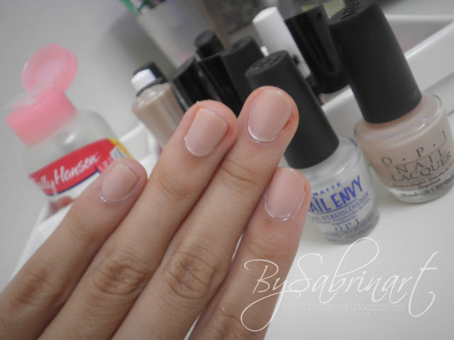 REVIEW : Favorite Nude Nail Polish : OPI Samoan Sand + OPI Matte Nail