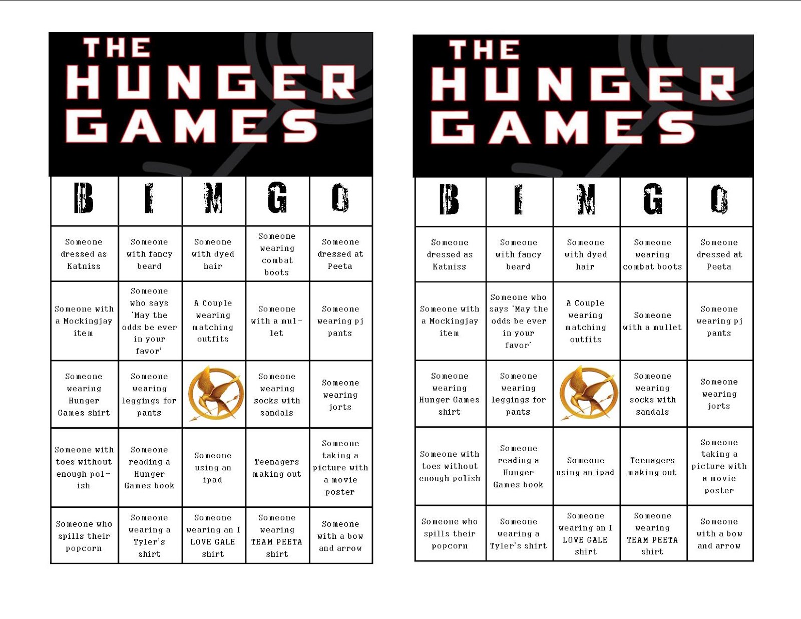 Bingo Game Template