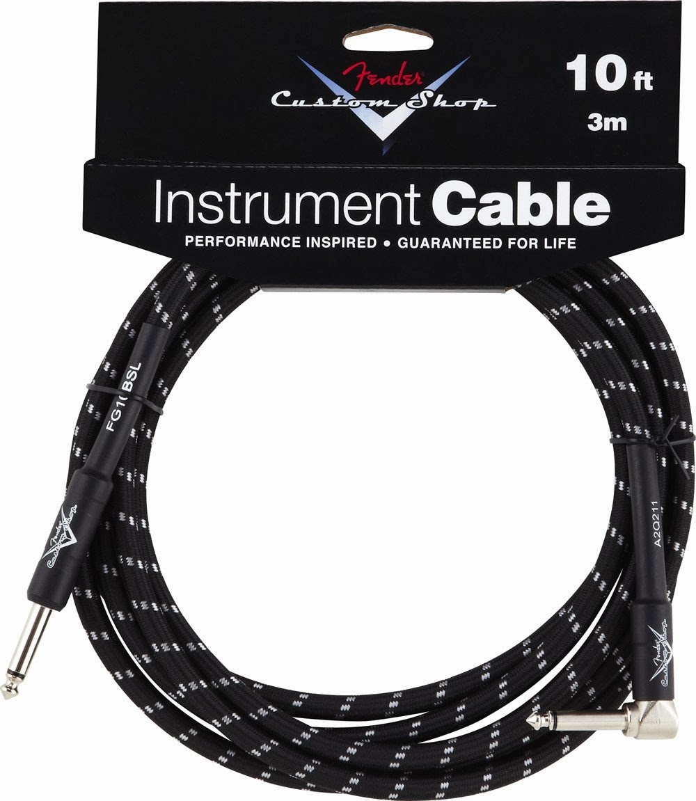Instrument Cable Fender 099-0820-036 Performance Series 10 Feet Right Angle Instrument Cable