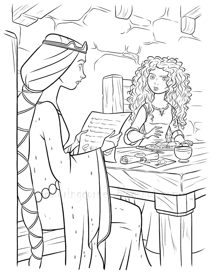 Brave Coloring Pages