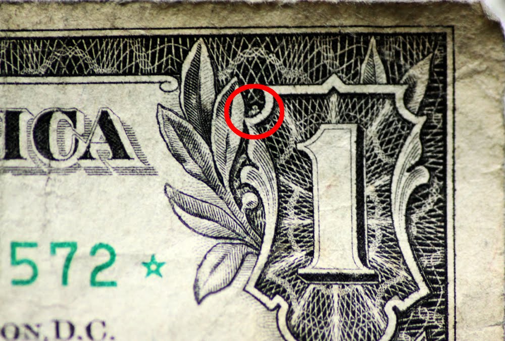 1 dollar bill illuminati. american 1 dollar bill