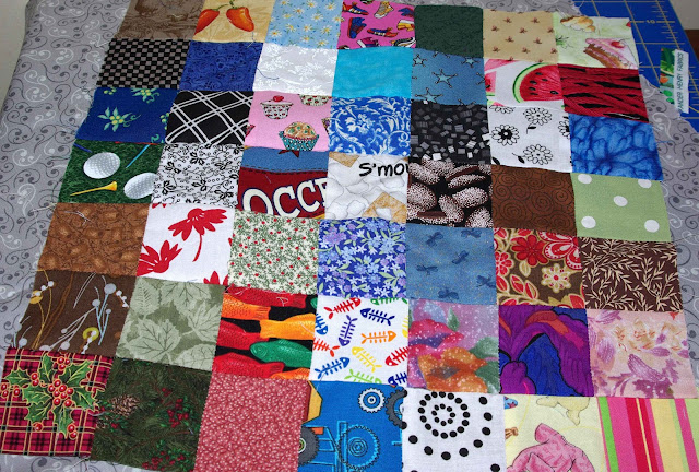 Sane, Crazy, Crumby Quilting: I m Not a Fabric Snob - All Fabrics Mix It Up in Scrap Vomit