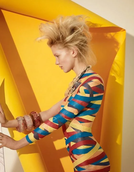 Paper fashion dresses | Futuristic style - Matthew Brodie