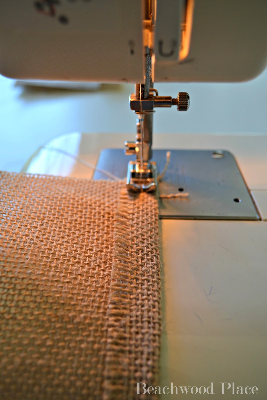 Beachwood Place DIY Burlap Plant Cover