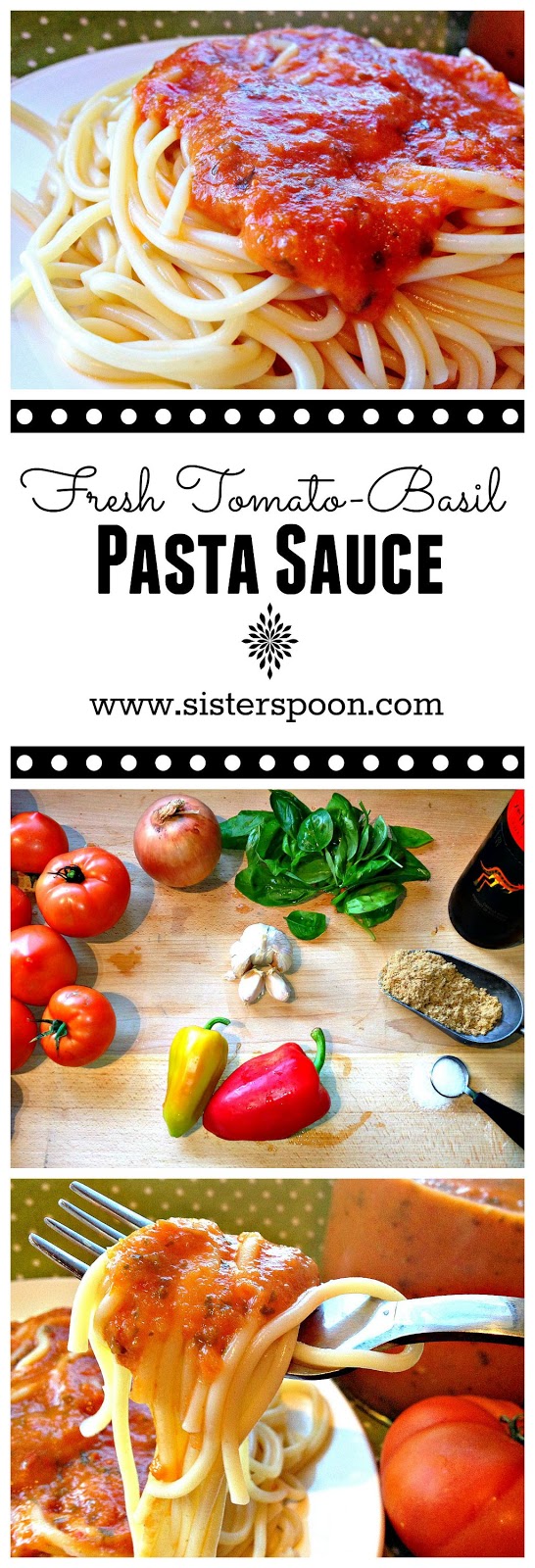 Sister Spoon Fresh TomatoBasil Pasta Sauce