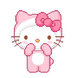 Gambar Animasi Hello Kitty Menangis Sedih Bergerak Joget Galau