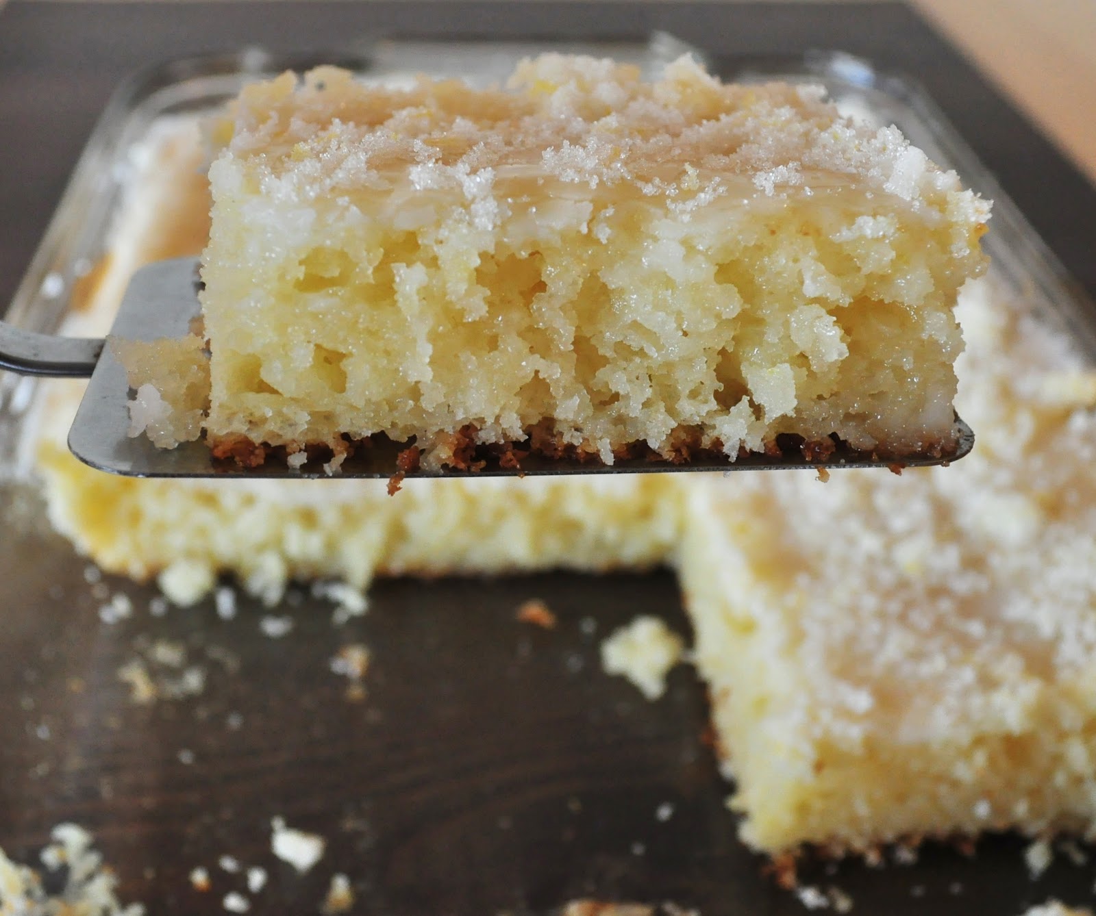 My Tiny Oven Lemon Buttermilk Sheet Cake