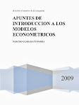 APUNTES DE INTRODUCCIÓN A LOS MODELOS ECONOMETRICOS