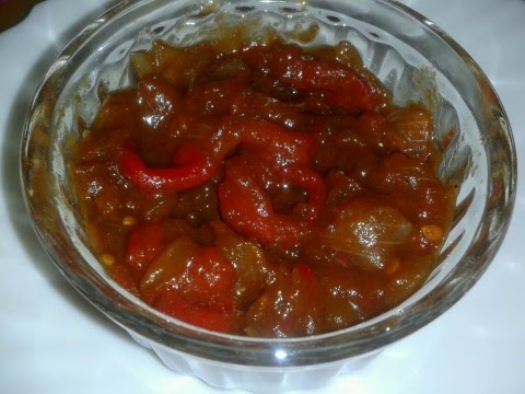 Chutney De Tomates Y Pimiento Rojo
