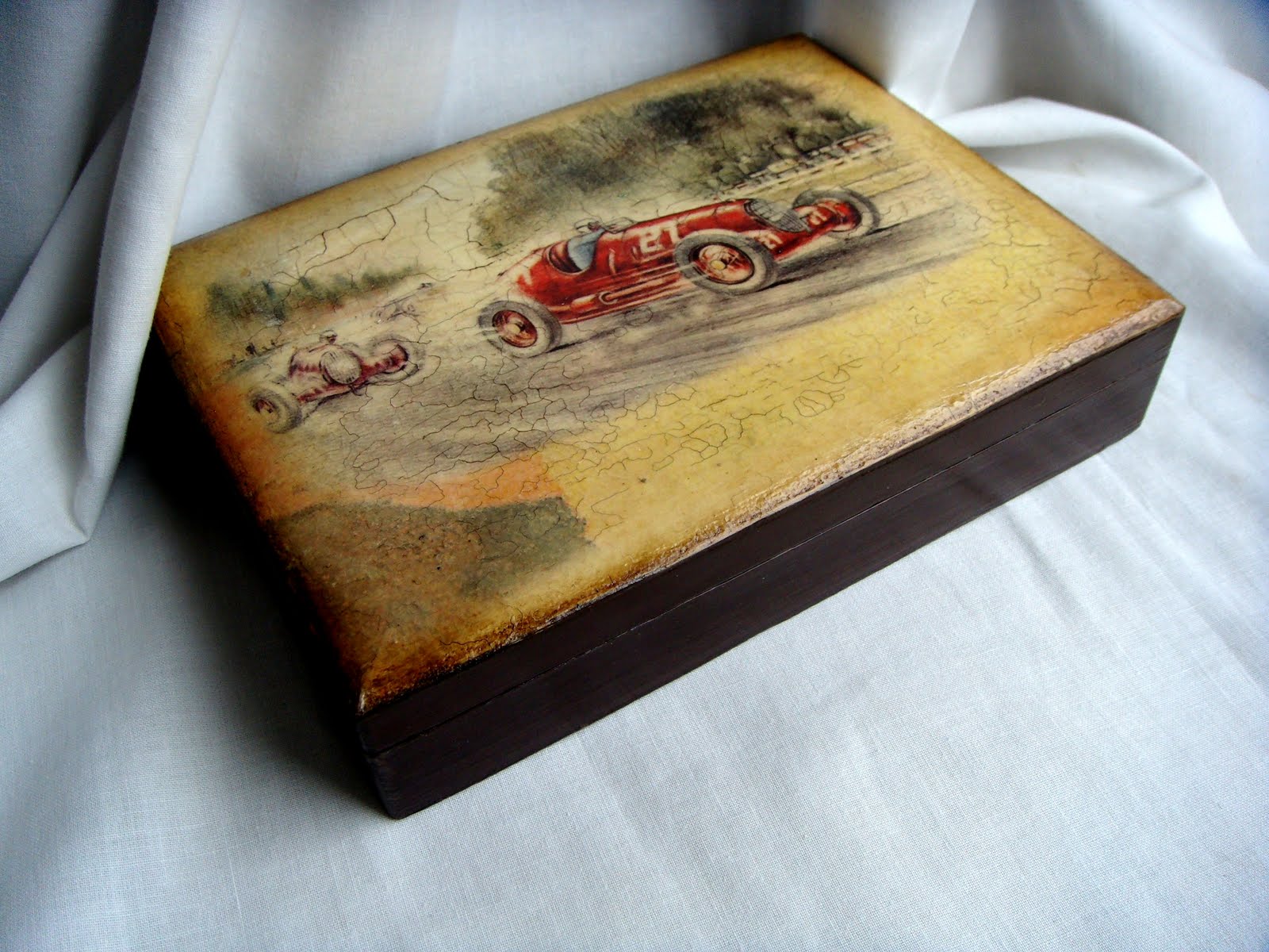 Garden of Decoupage Box for Letters and Papers