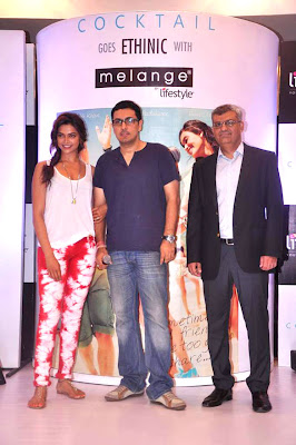 Deepika at launch of Melange's lifestyle ethinic look for 'Cocktail' pictures