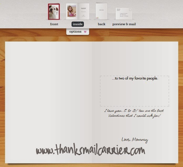 personalized card