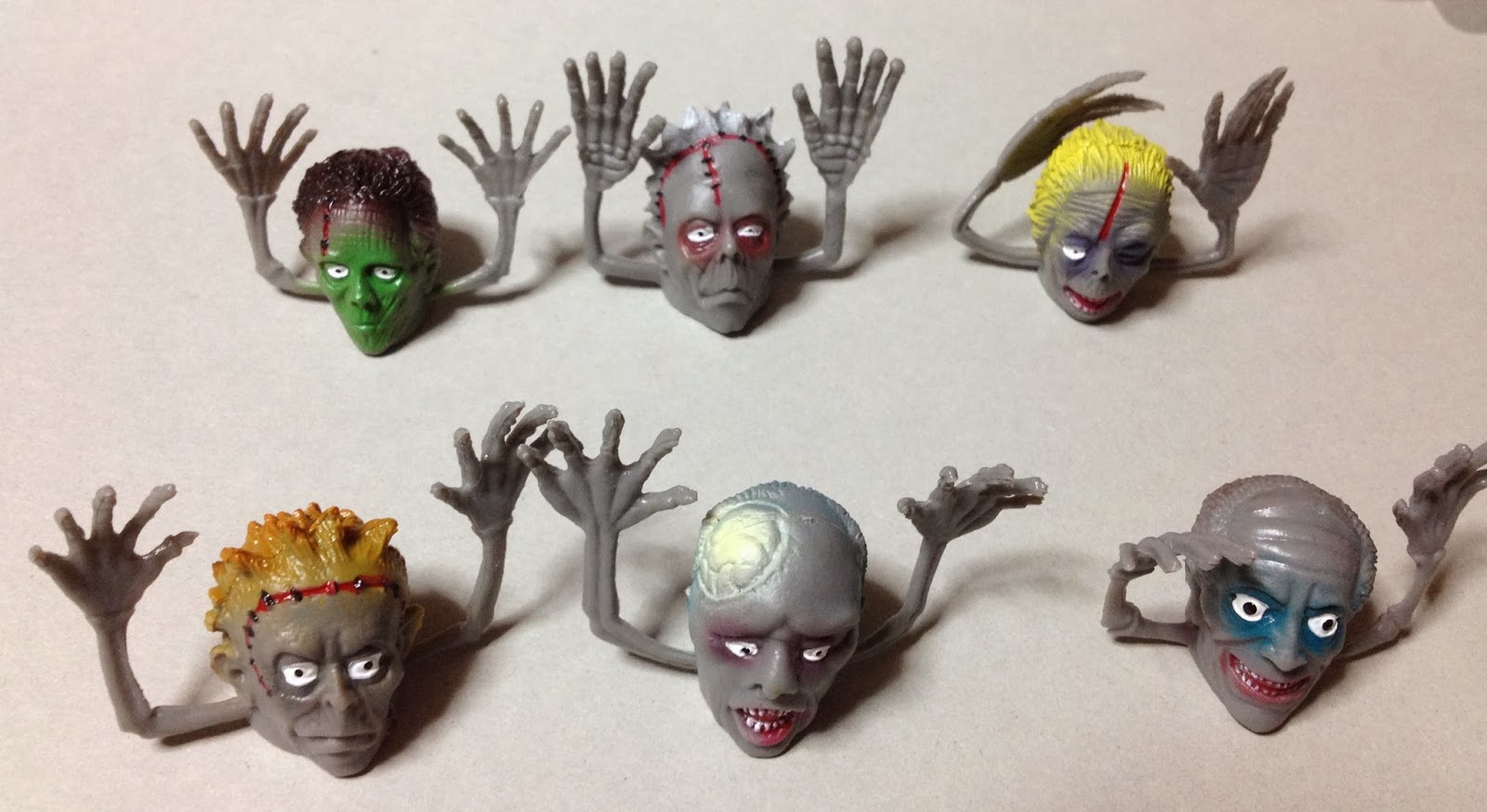 zombie finger puppets