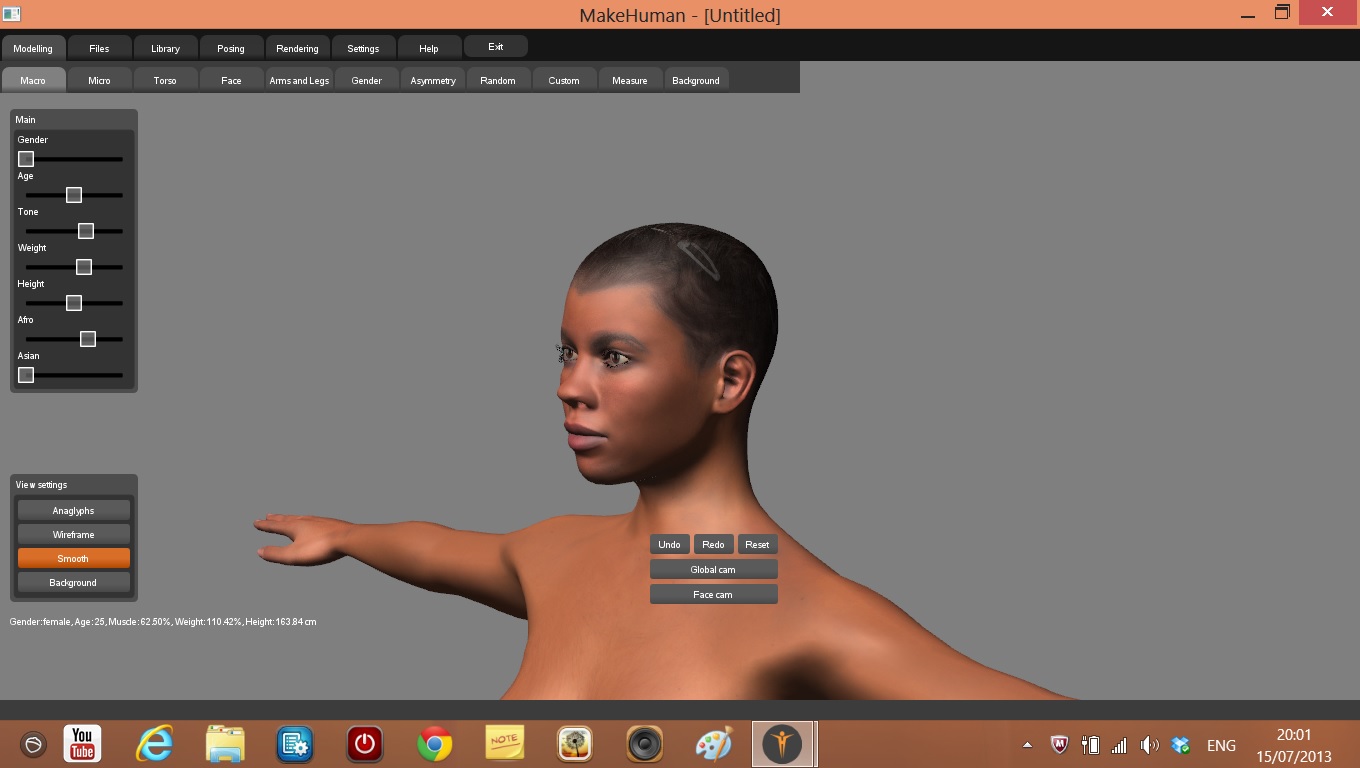 InnerSanctum Games Ltd 3D Modelling Test MakeHuman