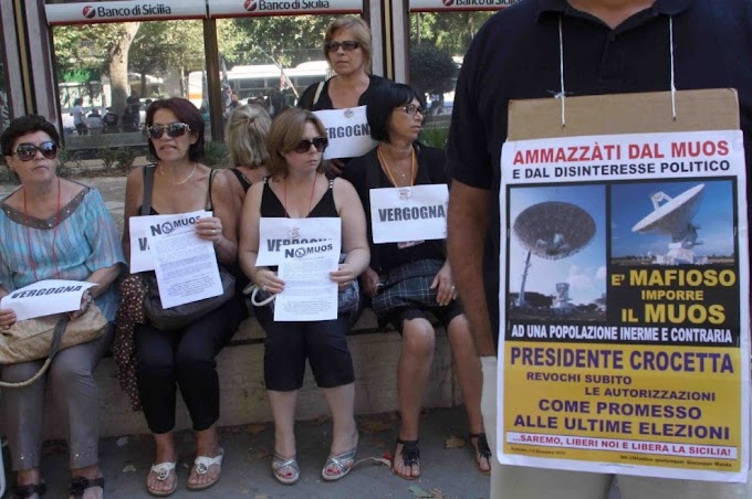 Attivisti No Muos chiedono le dimissioni di Crocetta
