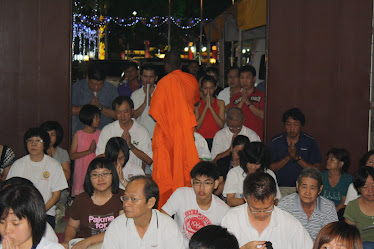 Blessings for the devotees after the 4th night Chanting